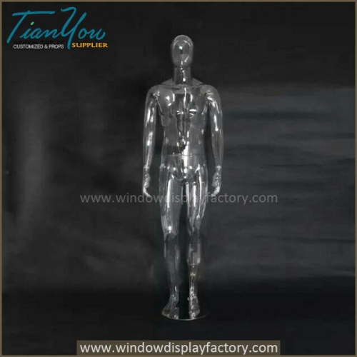transparent male mannequin