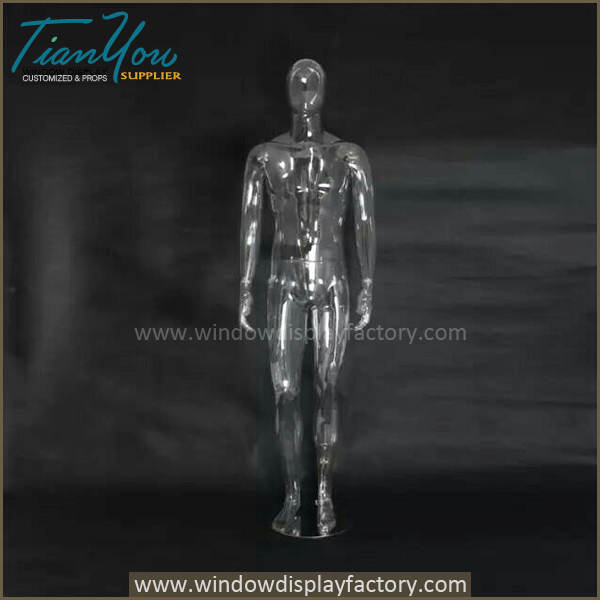 transparent male mannequin