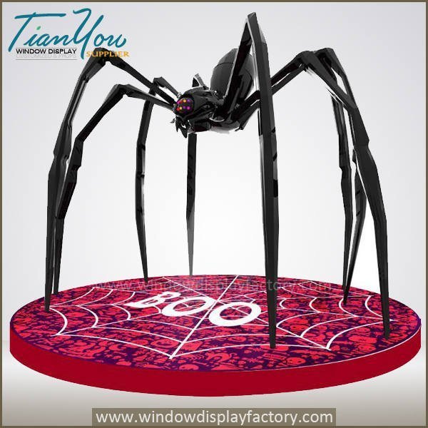 Holy Giant Fiberglass Halloween Spider Display