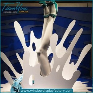 Custom Colorful Giant Cup Display Props with MCD Logo – Window Display ...