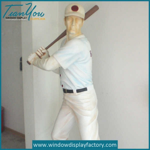 Custom Life Size Resin Baseball Display Props
