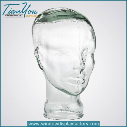 New Style Colorful Glass Head Mannequin Display