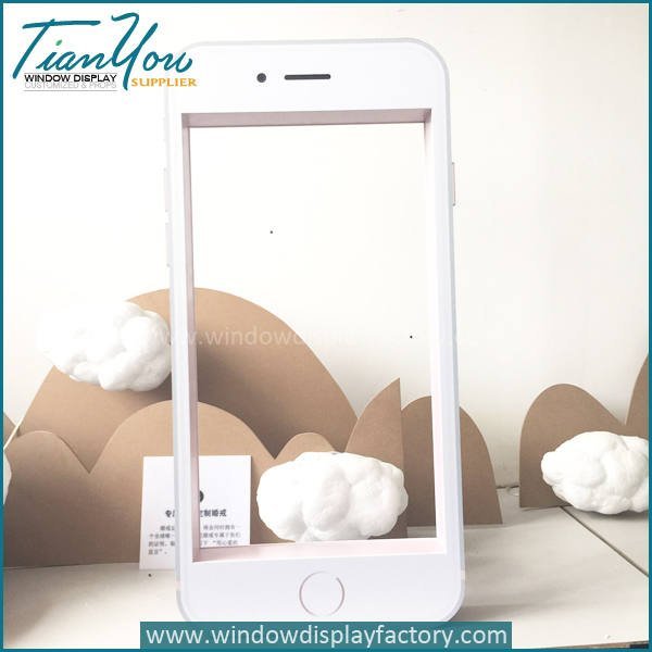 Popular Custom Giant Fiberglass Iphone Frame Display Popular Custom Giant Fiberglass Iphone Frame Display