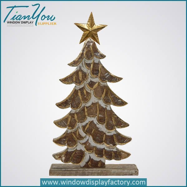 Artificial Custom Wood Christmas Tree Decoration