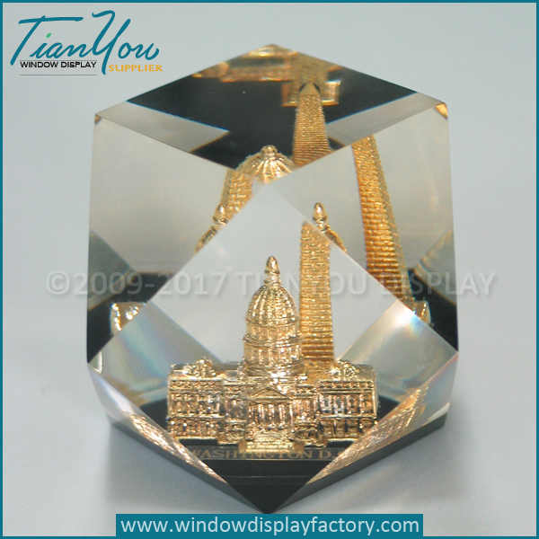 Custom crystal acrylic paperweight Custom crystal acrylic paperweight